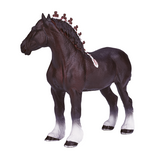 MojoFun Shire Horse Toy Figurine – Realistic Horse Model