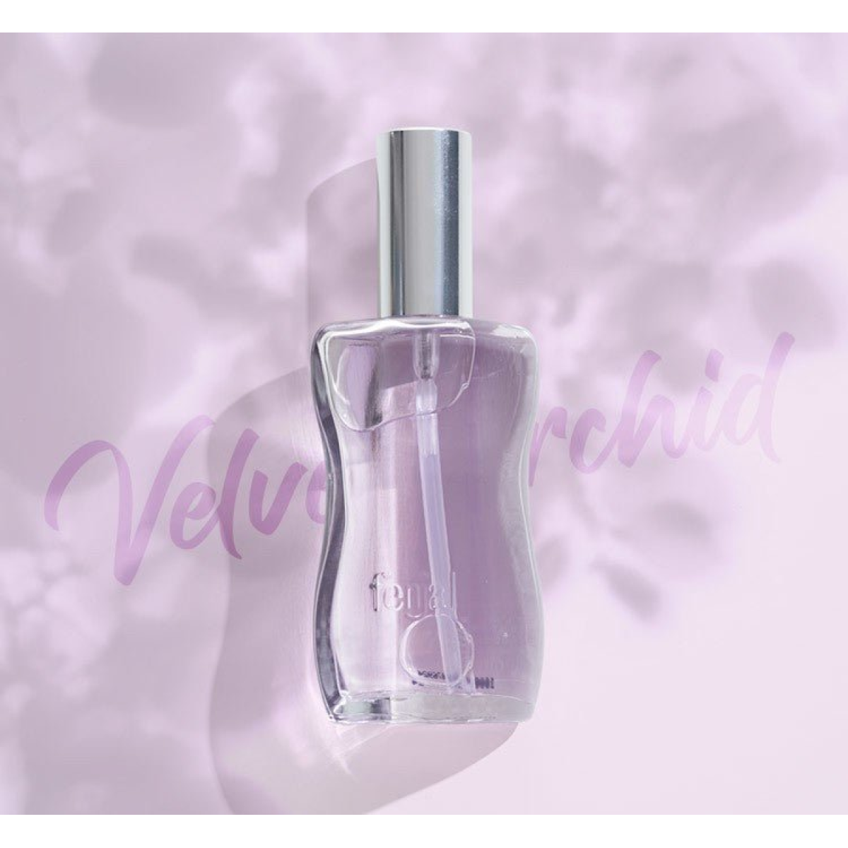 Miss Fenjal Velvet Orchid Pump Spray 50ml – Floral Women's Fragrance with Bergamot, Orchid, Vanilla & Musk