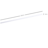 HOMCOM 6ft Modern Carbon Steel Sliding Barn Door Track Kit – Space-Saving Door Hardware, White