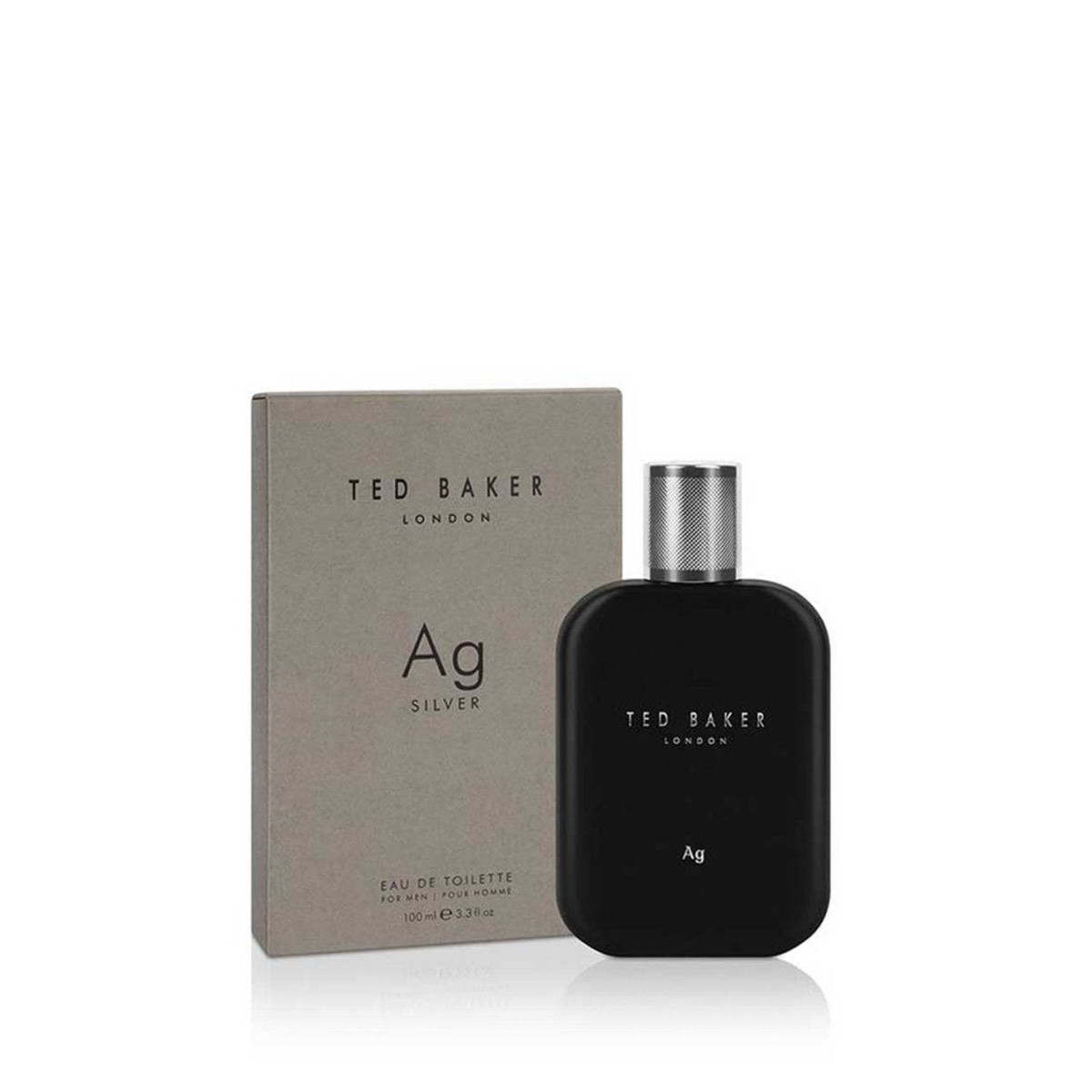 Ted Baker Ag Silver Eau de Toilette 100ml – Fresh & Citrus, Aromatic Fragrance for Men