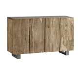 Baltic Live Edge Large Sideboard – Natural Wood Storage Cabinet with Cupboards