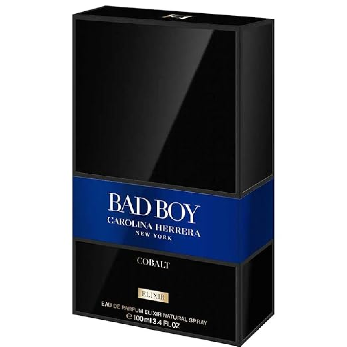 Carolina Herrera Bad Boy Cobalt Elixir Eau de Toilette Spray 100ml – Spicy, Fresh & Citrus Fragrance for Men