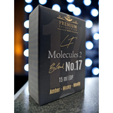 Livfragrance Blend No.17 Molecules 2 Eau de Parfum Oil-Based Clean Ambroxan & Musk Travel Fragrance 15ml – Musky, Amber & Oriental Fragrance, Unisex