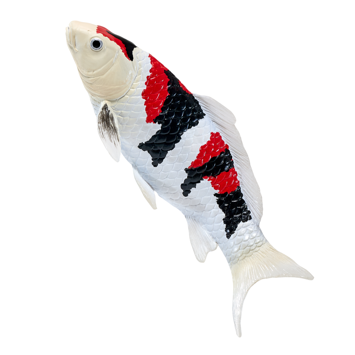 Mojo Showa Sanshoku Koi Carp Figurine – Hand-Painted Realistic Fish Model