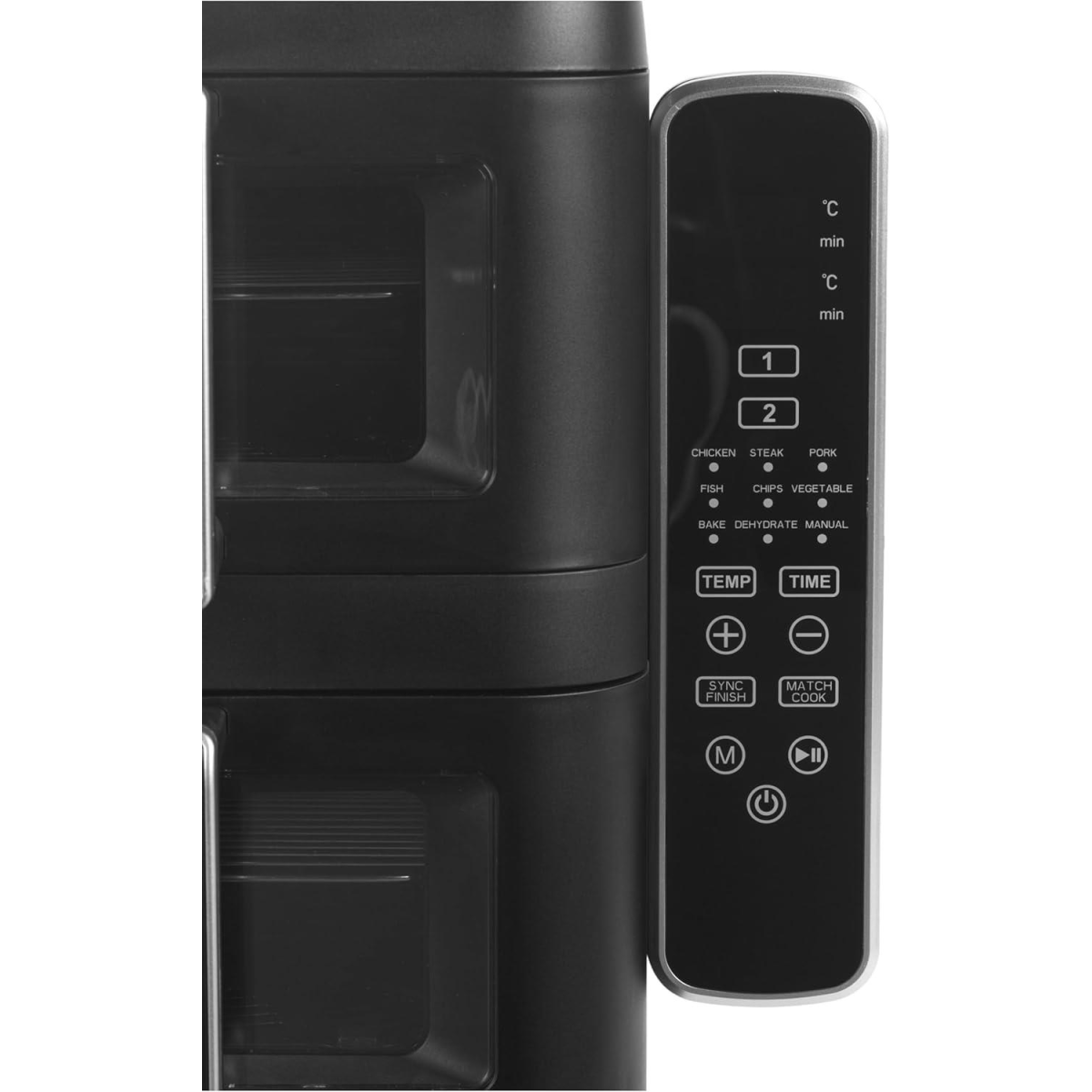 Progress Dual Tier 9L Air Fryer, 2400W – Two-Layer Family Cooking in a Compact Footprint