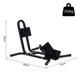 HOMCOM Motorcycle Wheel Chock with 3 Adjustable Levels – Metal Motorbike Stand for 17, 19 & 21 Inch Tyres, 250kg