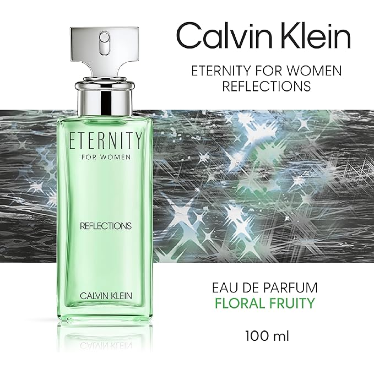 Calvin Klein Eternity Reflections Eau de Parfum Spray 100ml – Floral, Fresh & Citrus Fragrance for Women