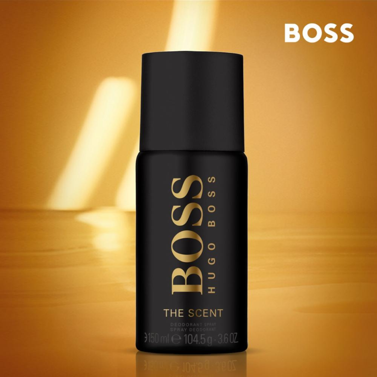 Hugo Boss Boss The Scent Deodorant Spray 150ml – Long-Lasting Freshness, Ginger and Leather Notes