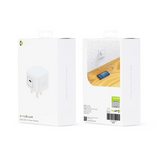 WYEFLUX 20W USB-C Power Adapter – Single-Port Fast Wall Charger, White