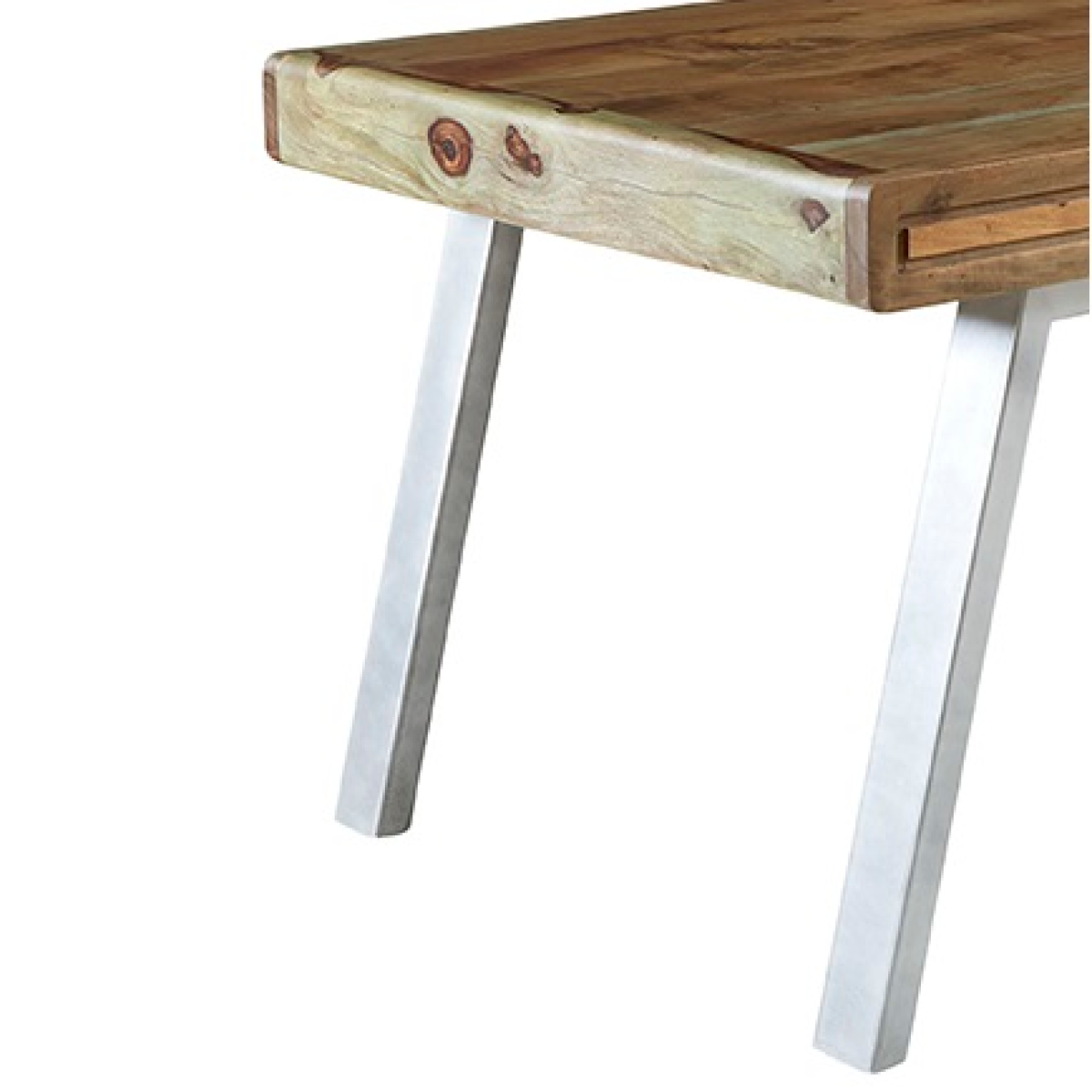 Aspen Large Hand-Crafted Dining Table – Retro-Inspired Family Table for Dining Rooms & Kitchens