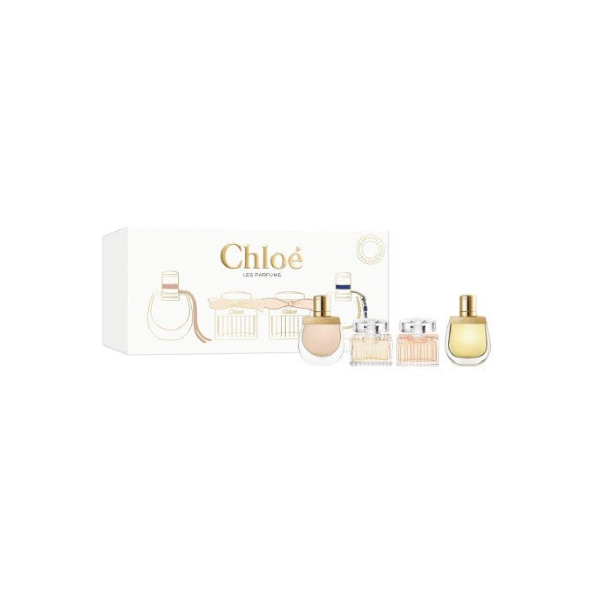 Chloe Miniature Gift Set (4 X 5ml Eau de Parfum) – Floral, Fresh & Citrus Fragrance Gift Set for Women