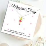 Aye Do Gifts Magical Fairy Girls Necklace Mini Gift Hamper with Dried Flower Bouquet & Chocolate Hearts