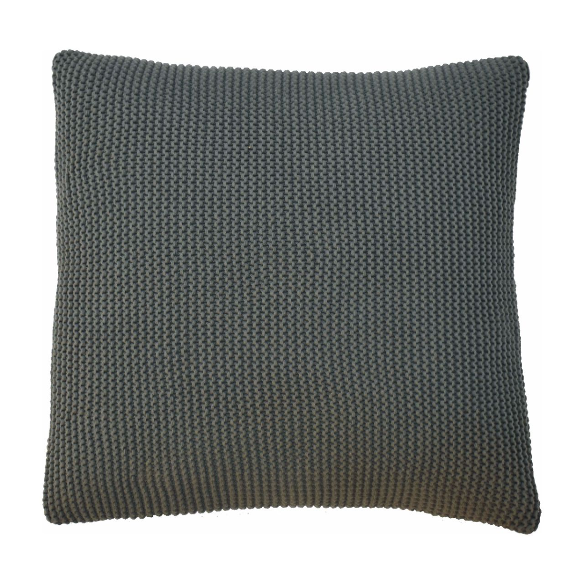 Artisan Furniture Ribbed Cotton Cushions, Set of 2 – Sofa and Armchair Scatter Cushions, Green