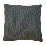 Artisan Furniture Ribbed Cotton Cushions, Set of 2 – Sofa and Armchair Scatter Cushions, Green