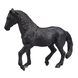 MojoFun Andalusian Black Horse Toy Figurine – Realistic Horse Model