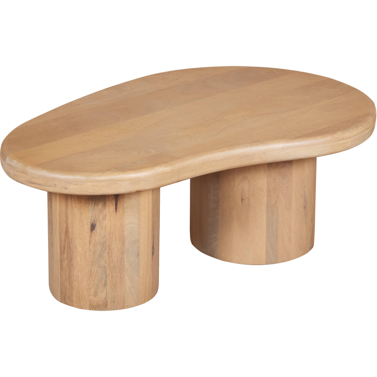 Austin Solid Wood Coffee Table with Natural Wood Grain – 92 x 58cm Living Room Centrepiece