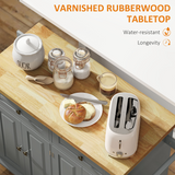 Modern Kitchen Storage Cabinet with 2 Drawers & Cupboards – Flat Worktop, Kitchen and Dining Room Furniture