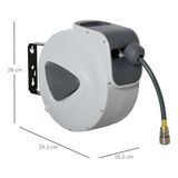 DURHAND 10m Retractable Air Hose Reel with 3/8" Hose – Wall Mounted Garage & Workshop Storage