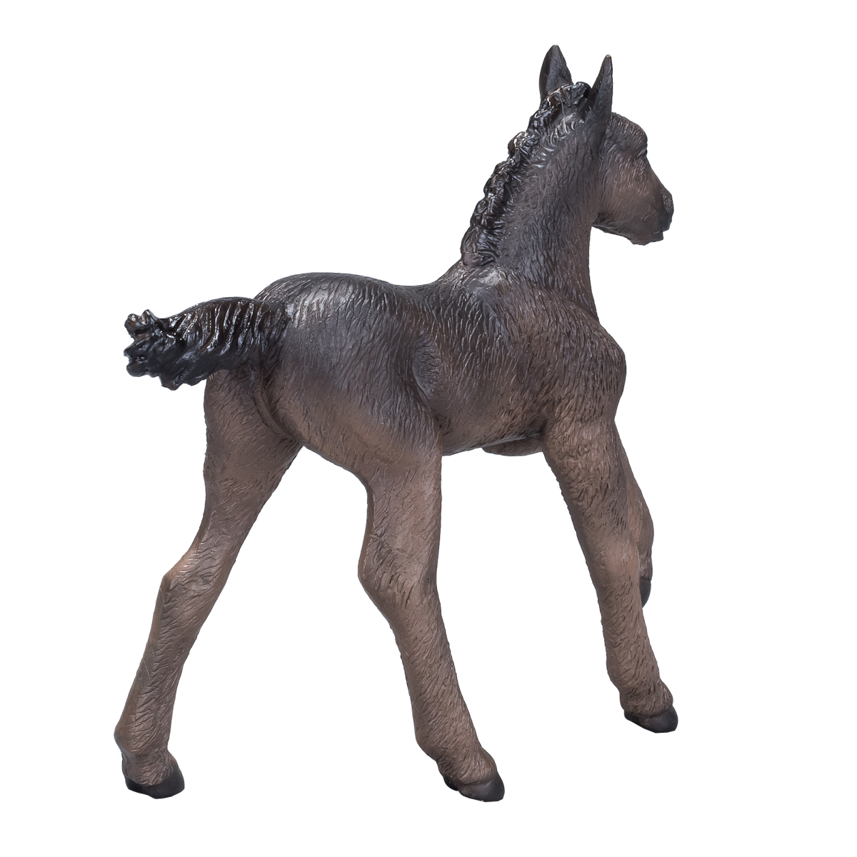 Mojo Arabian Foal Figurine in Black – Realistic Horse Model