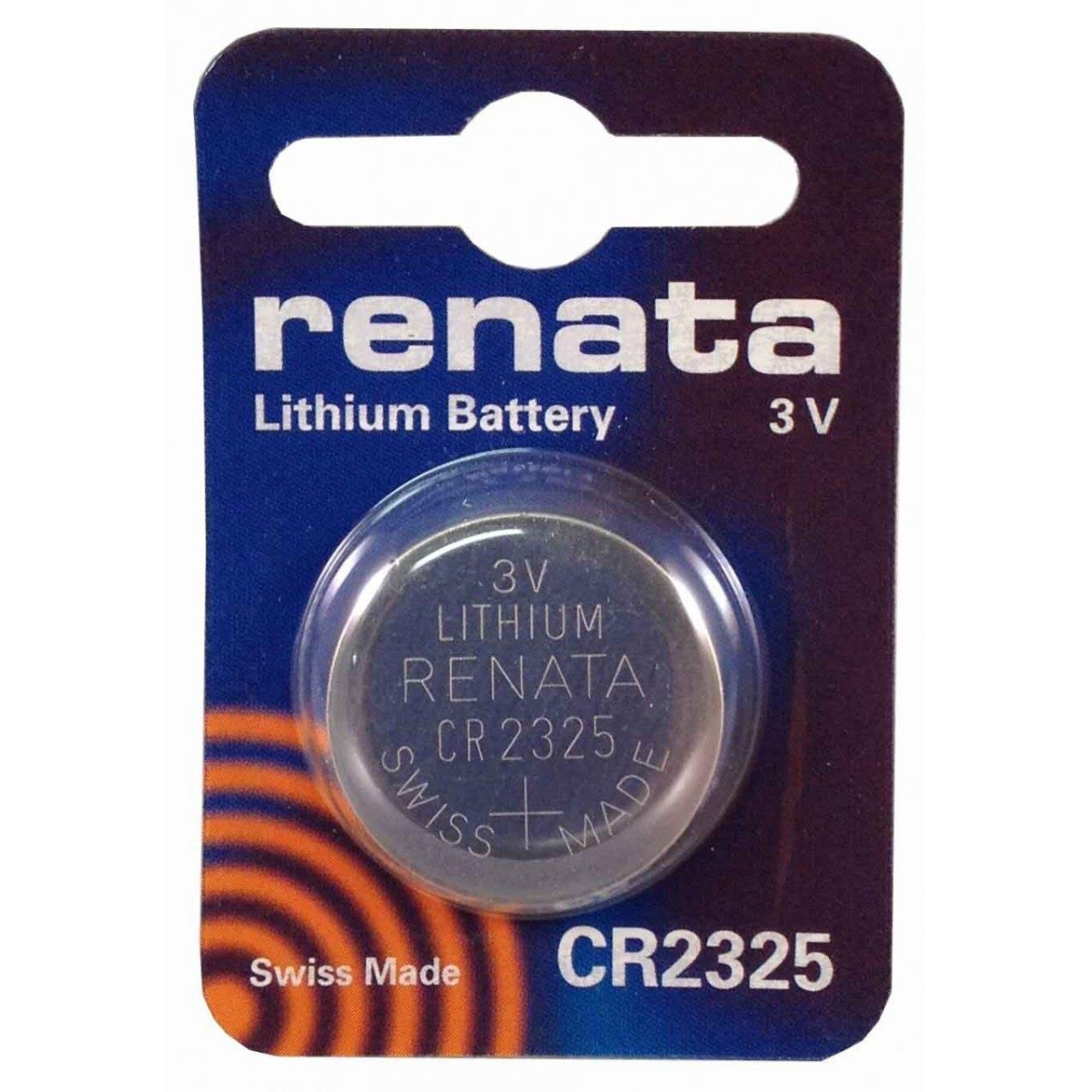 Renata CR2325 Lithium Watch Battery – Single Coin Cell for Watches and Small Electronics