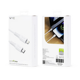 WYE USB-C to 8-Pin Fast Charging & Data Cable, 1m – 20W Charging Lead with High-Speed Data Transfer, White