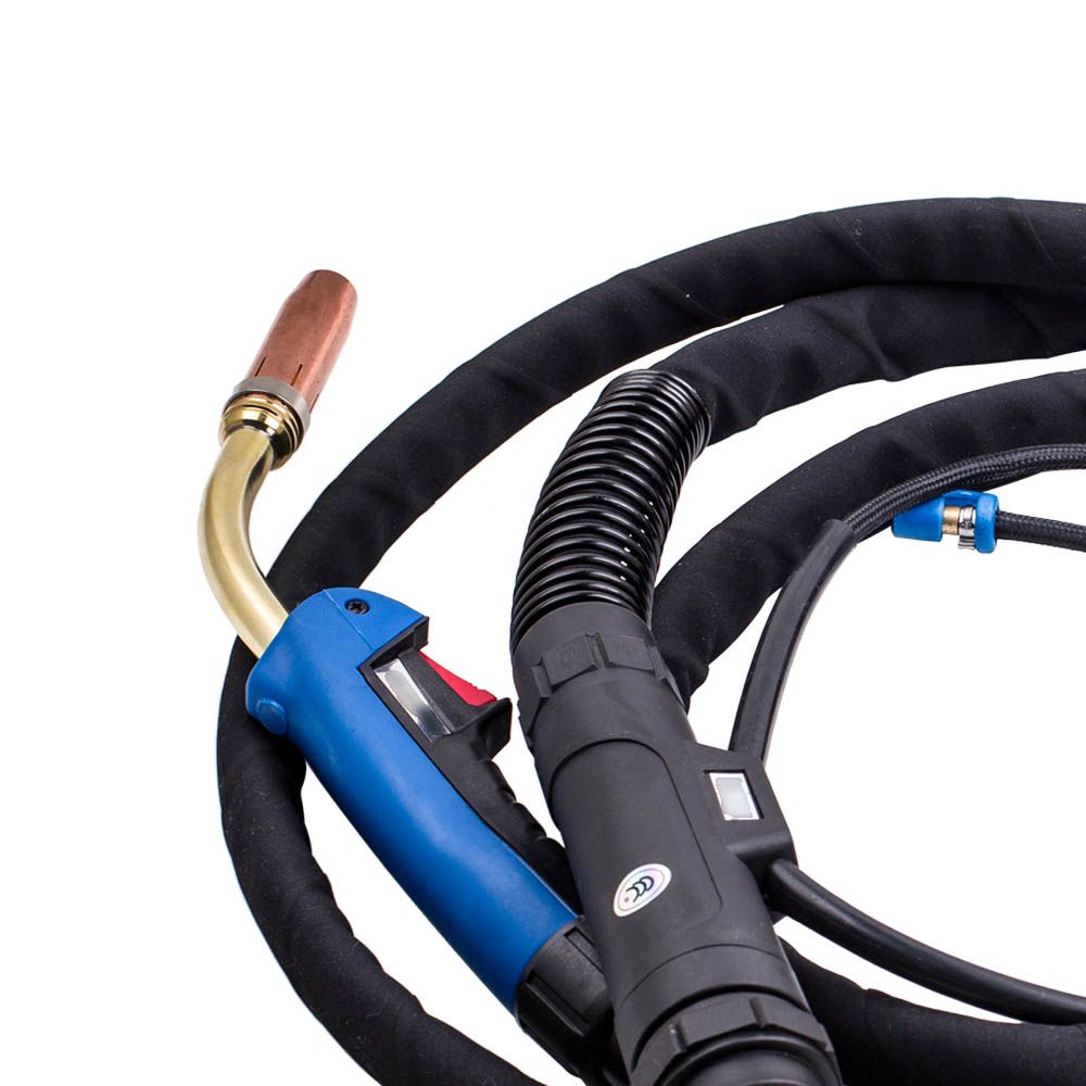 MB501 MIG/MAG Welding Torch Hose Package, 550A Water-Cooled, 4m with Euro Central Connector
