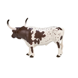Mojo Texas Longhorn Bull Figure – Realistic Farm Animal Toy