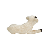 Mojo Black-Faced Lamb Lying Down Figure – Realistic Farm Animal Toy