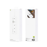 WYEFLUX Extension Socket with 10A Outlets and USB PD & QC3.0 Charging Ports – 2500W Max Power Strip