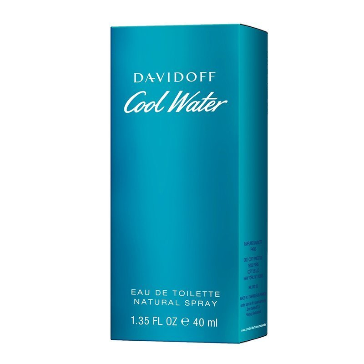 Davidoff Cool Water Eau de Toilette Spray 40ml – Woody, Aquatic Fragrance for Men