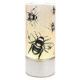 Widdop Bumblebee Wall Clock with LED Light-Up Tube – 20cm Kitchen and Kids' Room Mood Light