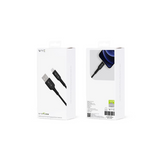 WYE USB-A to 8-Pin Fast Charging and Data Cable, 3m – Quick Charge & Data Sync, Black