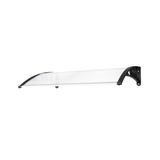 Door and Window Rain Cover Eaves Canopy, 120 x 80cm – Polycarbonate Shelter, Aluminium Bracket, White