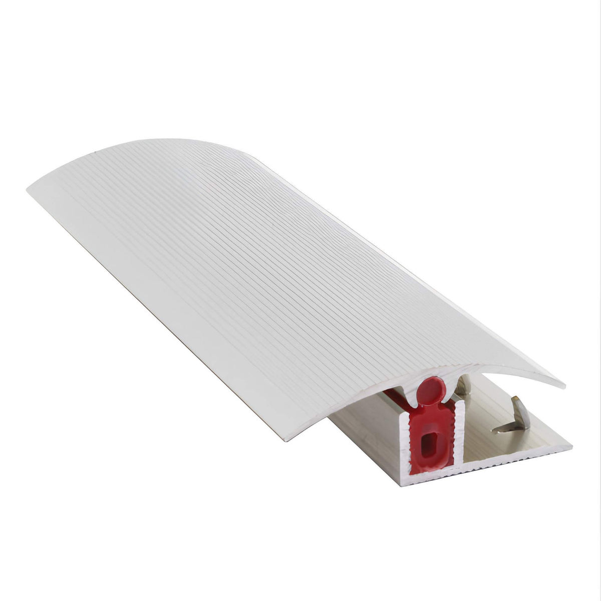 Genesis 40mm Aluminium Adjustable Height Door Threshold Strip with Easy Clip TTG Pivots – Carpet to Wood, Laminate & Tile
