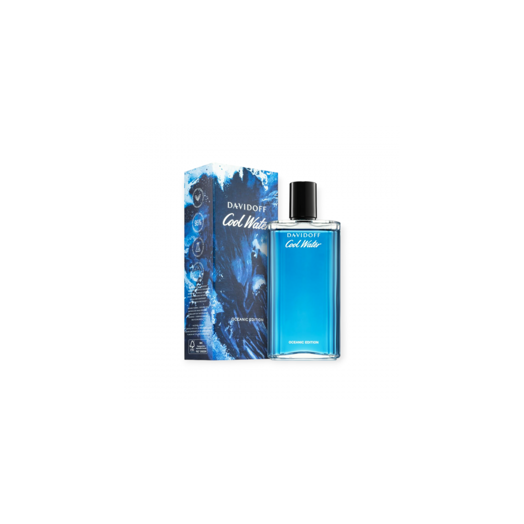 Davidoff Cool Water Oceanic Eau de Toilette Spray 125ml – Aquatic, Fresh & Citrus Fragrance for Men