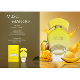 Adyan Musc Mango Fragrance – Tropical Mango, Amber, Oud & Sandalwood Scent for Evening Wear