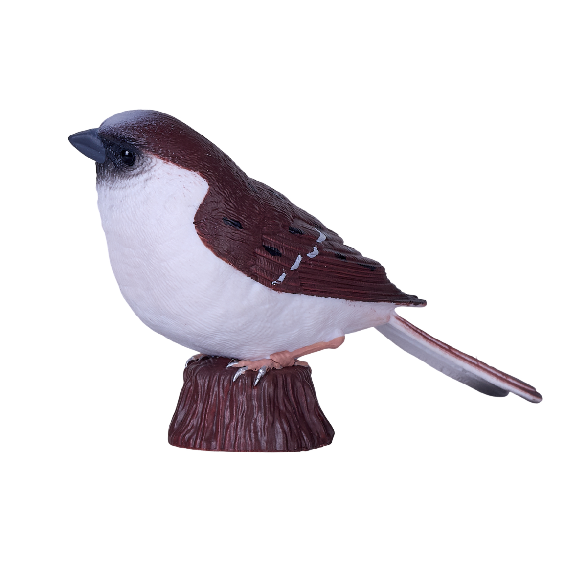 Mojo House Sparrow Figurine – Hand-Painted Realistic Bird Model, Enthusiast Collection
