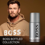 Hugo Boss Boss Bottled Deodorant Spray 150ml – Fresh Apple, Cinnamon & Sandalwood Fragrance for Men