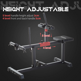 SPORTNOW Seated Adjustable Leg Extension Machine, Plate Loaded with Dual Olympic Posts – Black