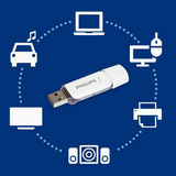 Philips USB 2.0 32GB Flash Drive – Portable Storage for Windows, Mac OS & Linux