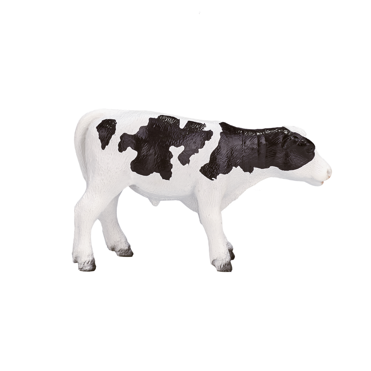 MojoFun Holstein Calf Standing Toy Figurine – Realistic Farm Animal Model