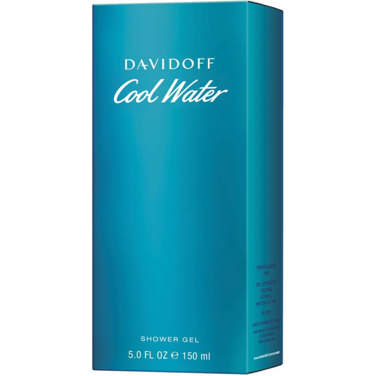 Davidoff Cool Water Shower Gel, 150ml – Refreshing Body Cleanser with Aquatic & Woody Fragrance