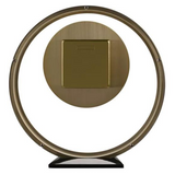 Widdop Round Mantel Clock with Roman Dial & Quartz Movement – Traditional Glass-Fronted Timepiece, Silver