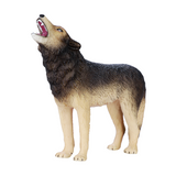 Mojo Timber Wolf Howling Figurine – Realistic Wildlife Toy