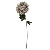 Leaf 75cm Extra Large Artificial Reflex Chrysanthemum Stem – Silk Petals, Mushroom