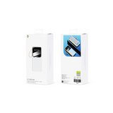 WYEFLUX 10000mAh Portable Power Bank with Built-In Cables and LED Lights – Compact On-the-Go Charger, White