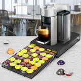 Vinsani Sliding Coffee Pod Storage Drawer – Holds Dolce Gusto Capsules, Space-Saving Countertop Organiser
