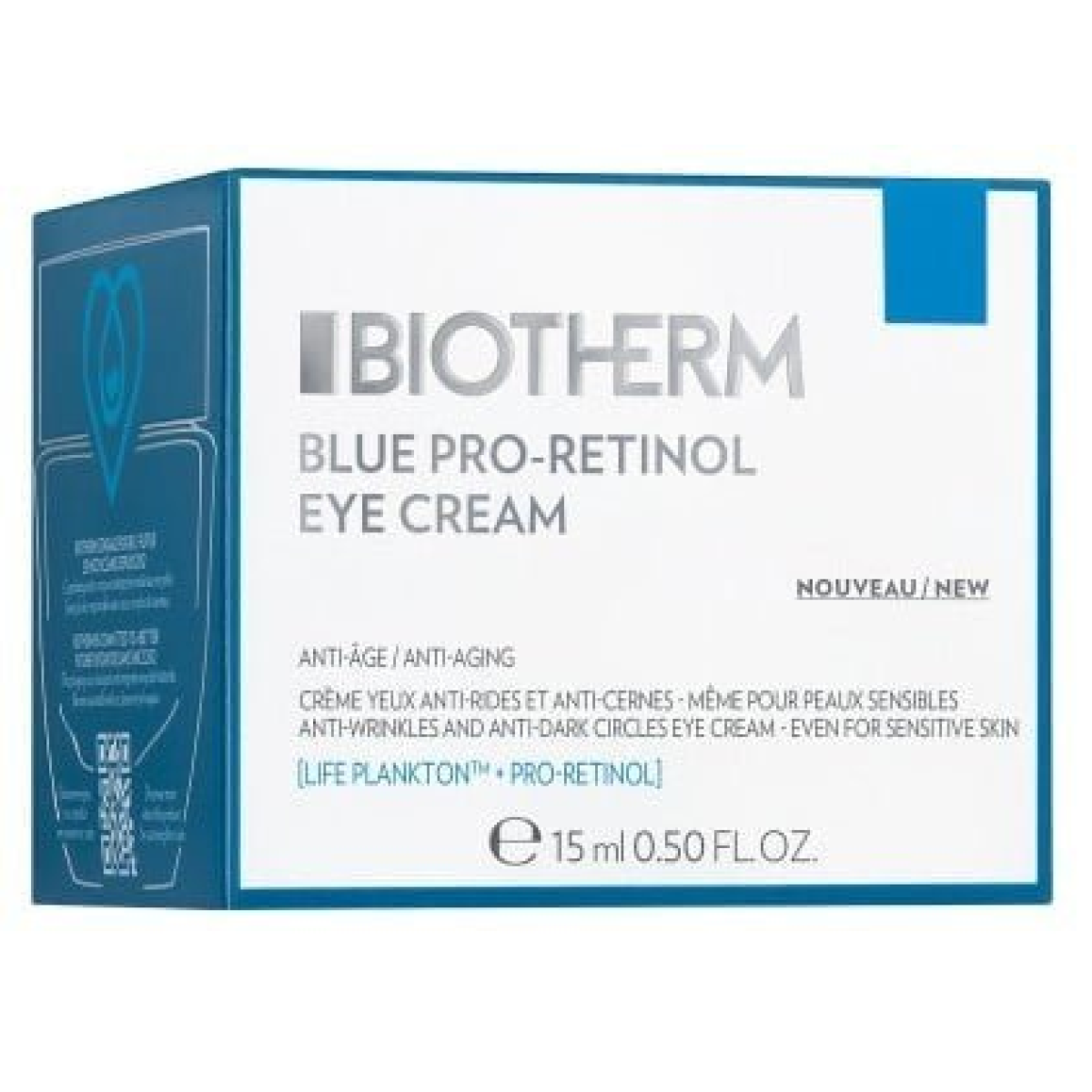 Biotherm Blue Therapy Pro-Retinol Eye Cream 15ml – Smoothing, Brightening Eye Contour Treatment
