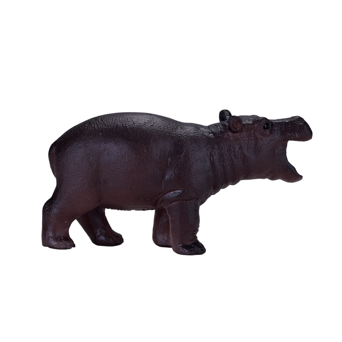 MojoFun Baby Hippo Toy Figurine – Realistic Wildlife Model