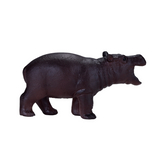 MojoFun Baby Hippo Toy Figurine – Realistic Wildlife Model